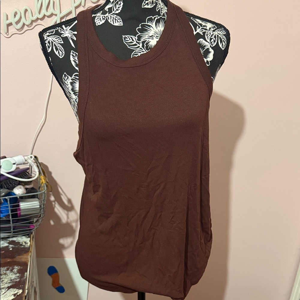 Old Navy Chocolate Brown Tank Top